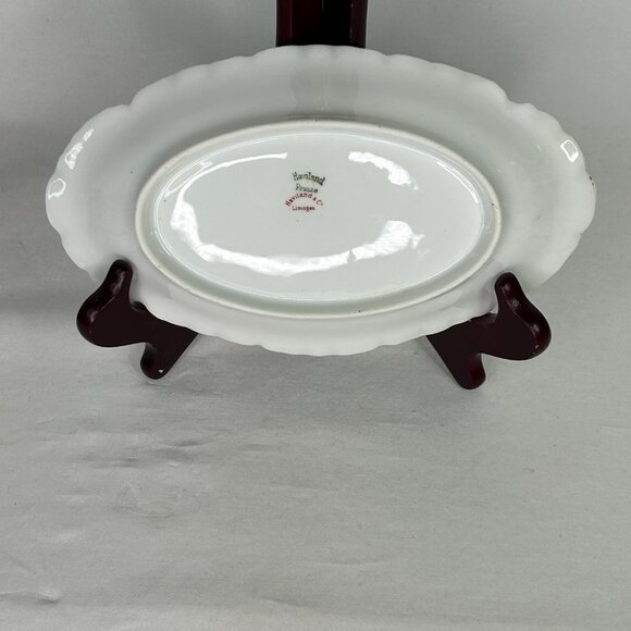 Theodore Haviland Limoges‎ France Floral Oval Serving Platter Set With Gold Trim - Picture 11 of 16